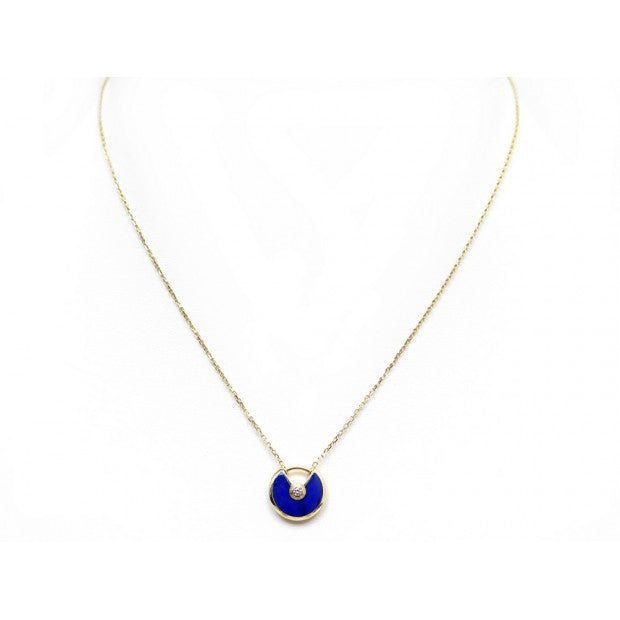 [Amore]AMULETTE ROSE GOLD AGATE NECKLACE