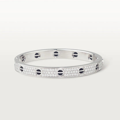 [Amore]LOVE BRACELET 6.1MM DIAMOND-PAVED CERAMIC