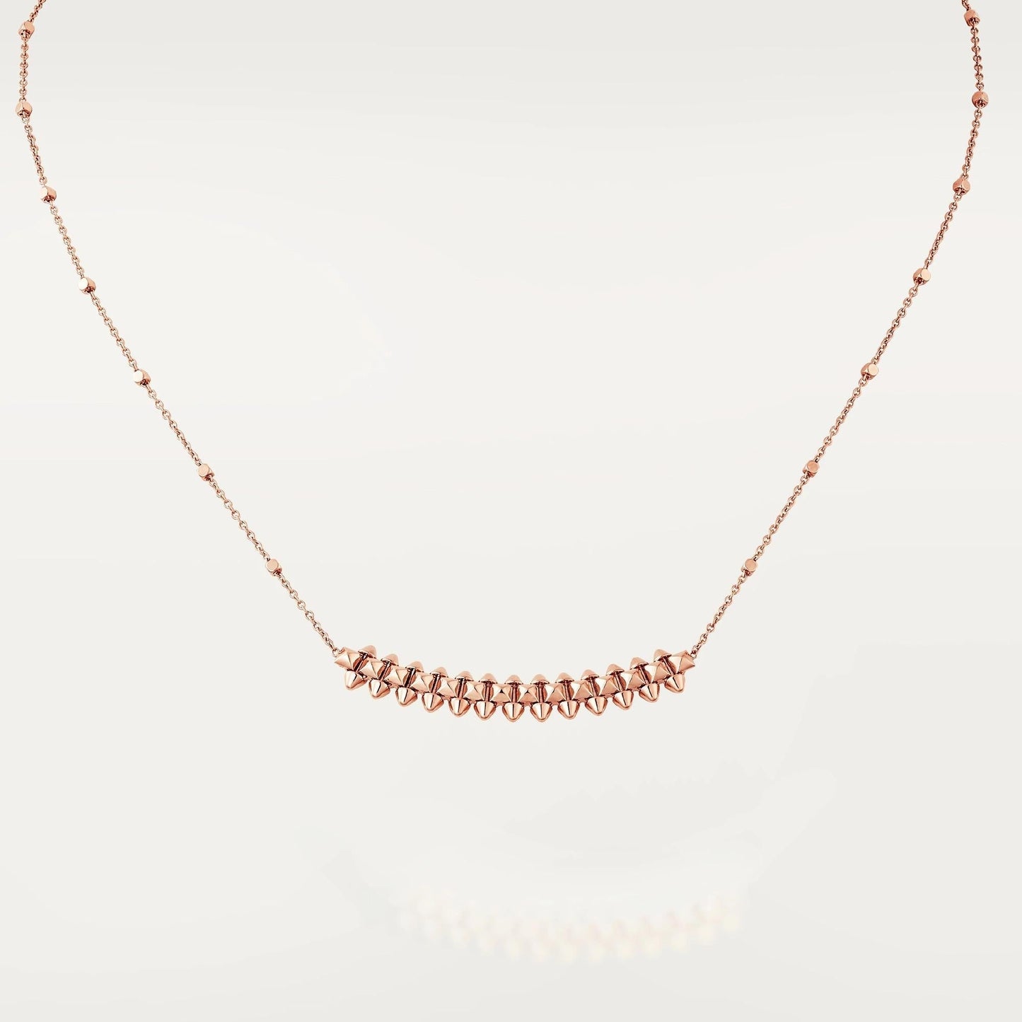 [Amore]CLASH PINK GOLD NECKLACE