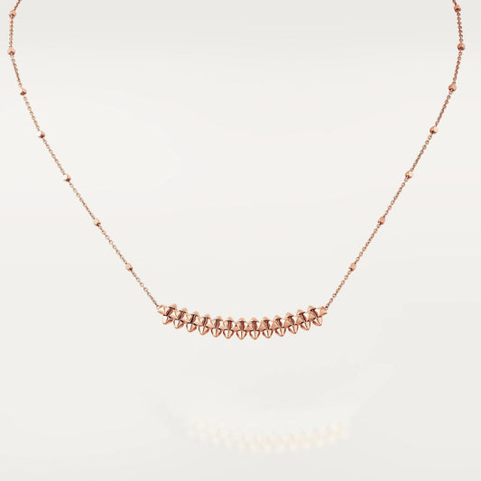 [Amore]CLASH PINK GOLD NECKLACE