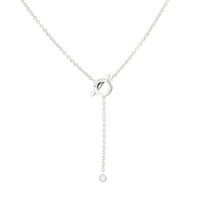 [Amore]FINESSE SILVER DIAMOND NECKLACE