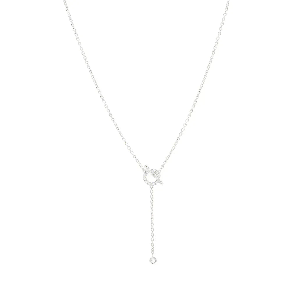 [Amore]FINESSE SILVER DIAMOND NECKLACE