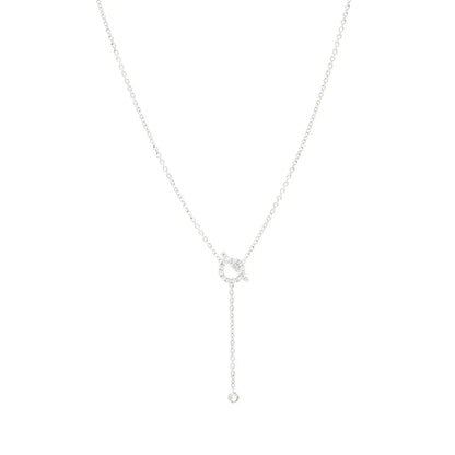 [Amore]FINESSE SILVER DIAMOND NECKLACE