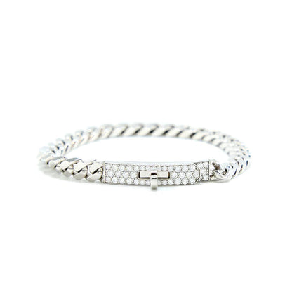 [Amore]KELLY CHAIN SILVER DIAMOND BRACELET