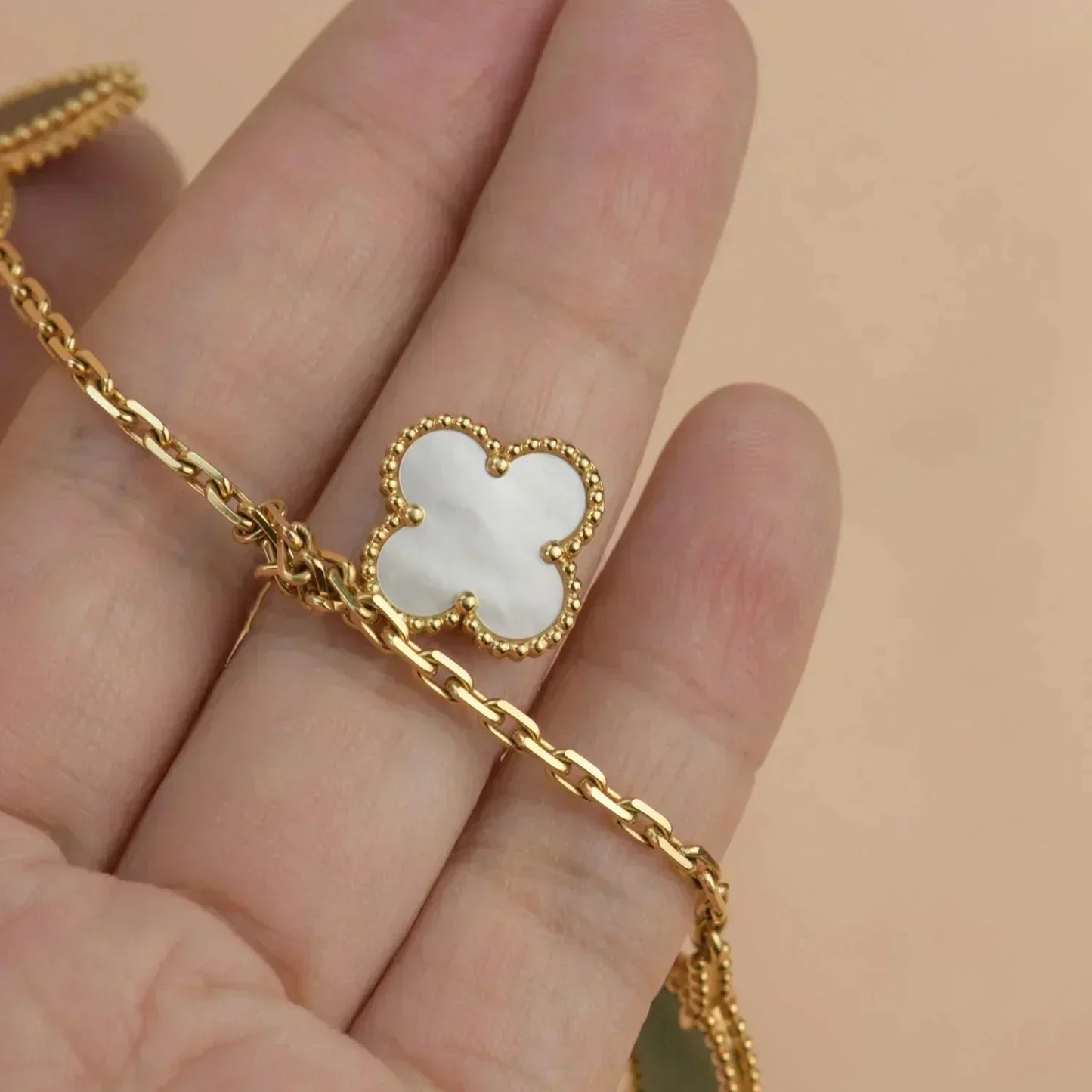 [Amore]LUCKY SPRING 5 MOTIF GOLD BRACELET