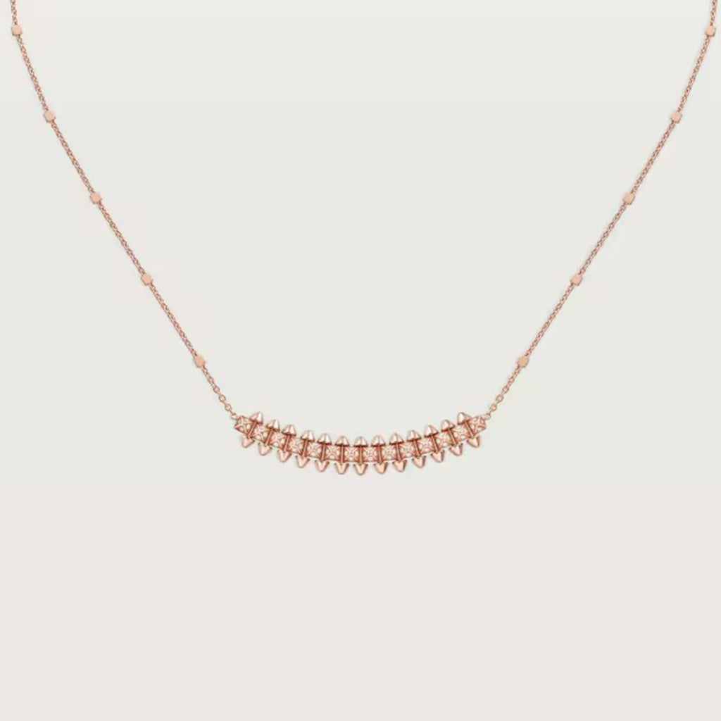 [Amore]CLASH  SMALL FULL DIAMOND NECKLACE