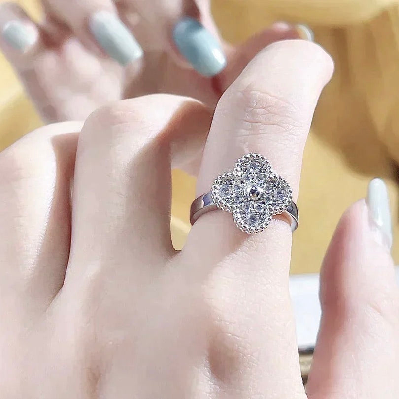 [Amore]CLOVER DIAMOND RING