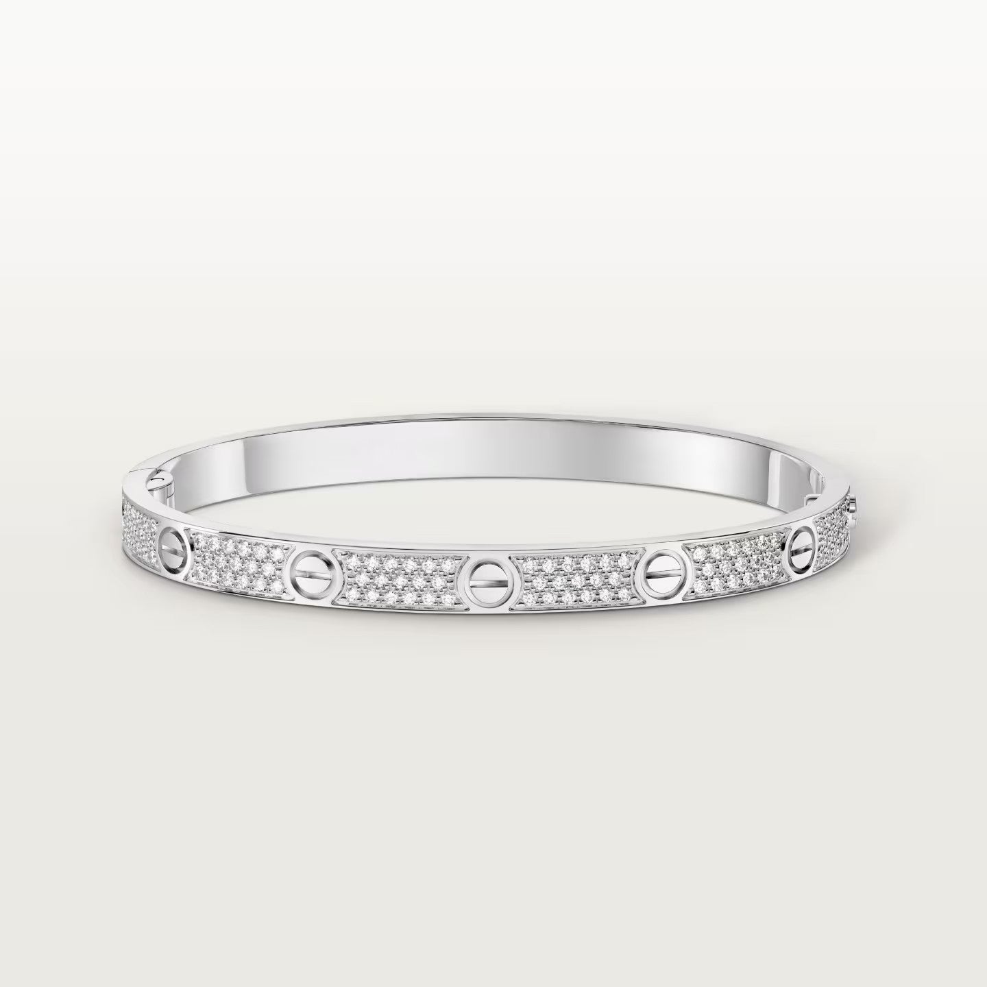 [Amore]LOVE BRACELET 4.8MM DIAMOND-PAVED