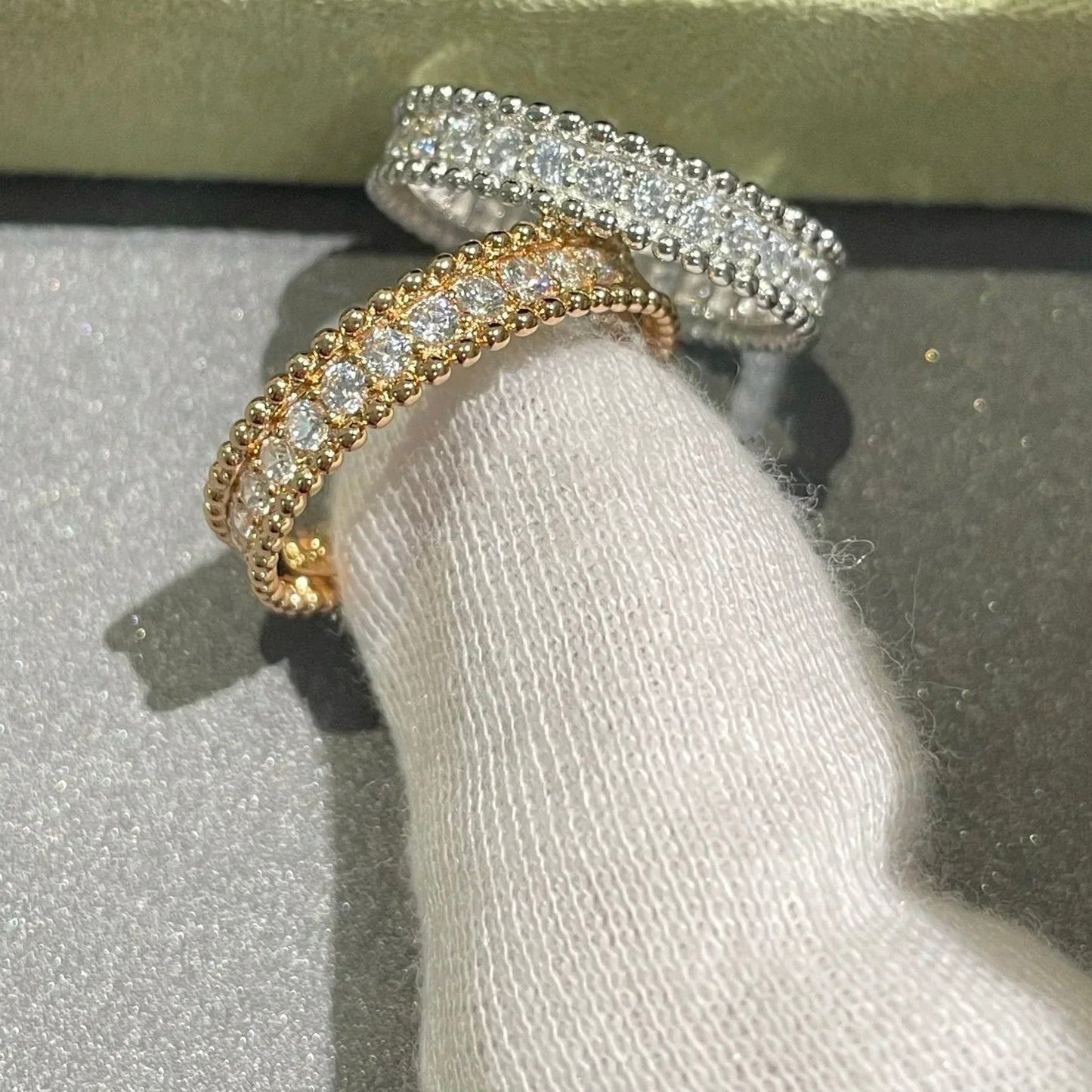 [Amore]PERLEE DIAMOND ROSE GOLD RING