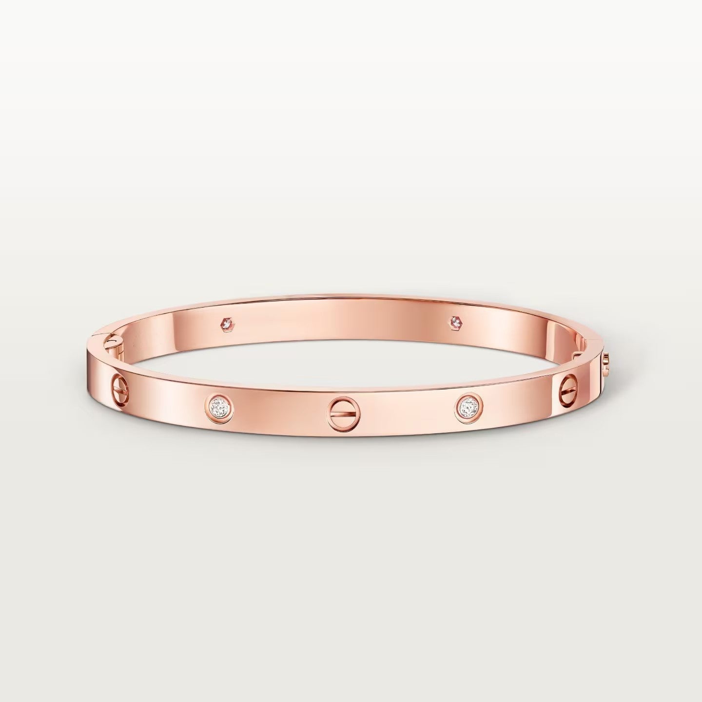 [Amore]LOVE BRACELET 4.8MM 4 DIAMONDS
