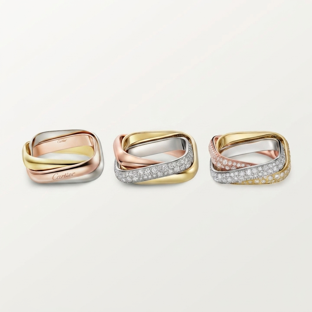 [Amore]TRINITY 3.5MM CUSHION RING COLLECTION