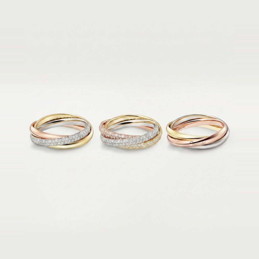 [Amore]TRINITY 2.5MM RING COLLECTION