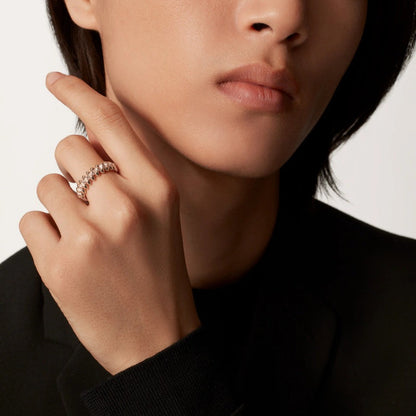 [Amore]CLASH 6.4MM SMALL FULL DIAMOND RING