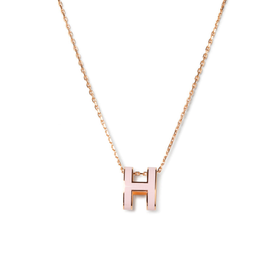 [Amore]POP H PEDANT PINK GOLD