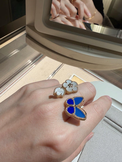 [Amore]LUCKY SPRING BUTTERFLY OPEN-FACE RINGS