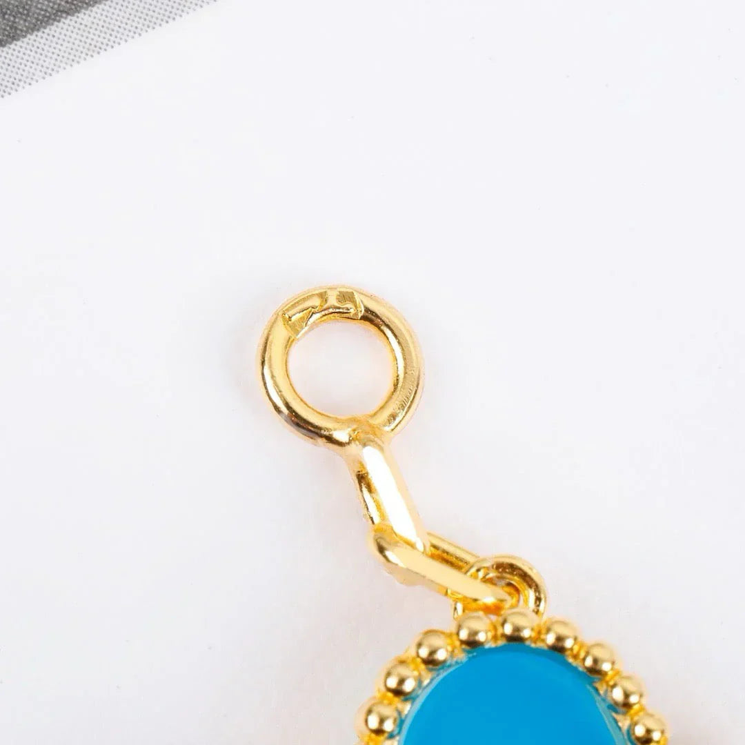 [Amore] CLOVER 5 MOTIF TURQUOISE BRACELET COLLECTION