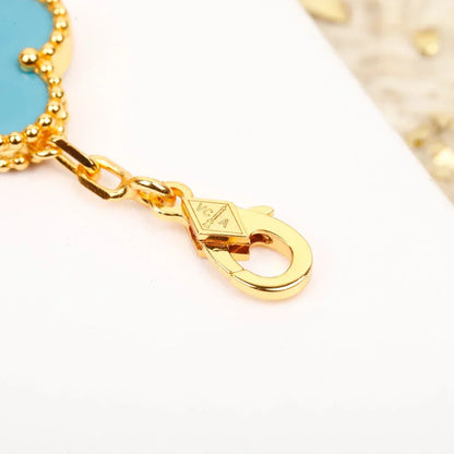 [Amore] CLOVER 5 MOTIF TURQUOISE BRACELET COLLECTION