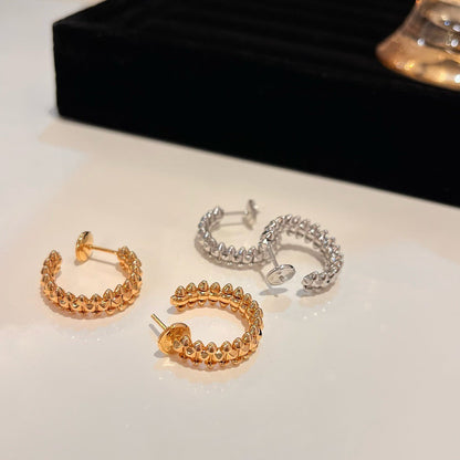 [Amore]CLASH SMALL HOOP EARRINGS