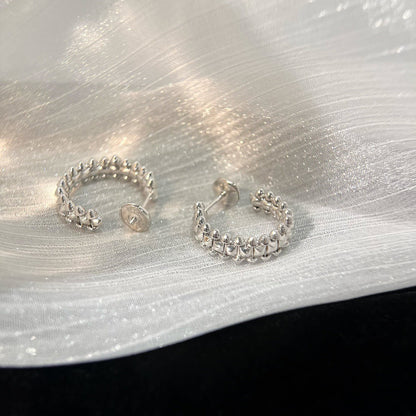 [Amore]CLASH SMALL HOOP EARRINGS
