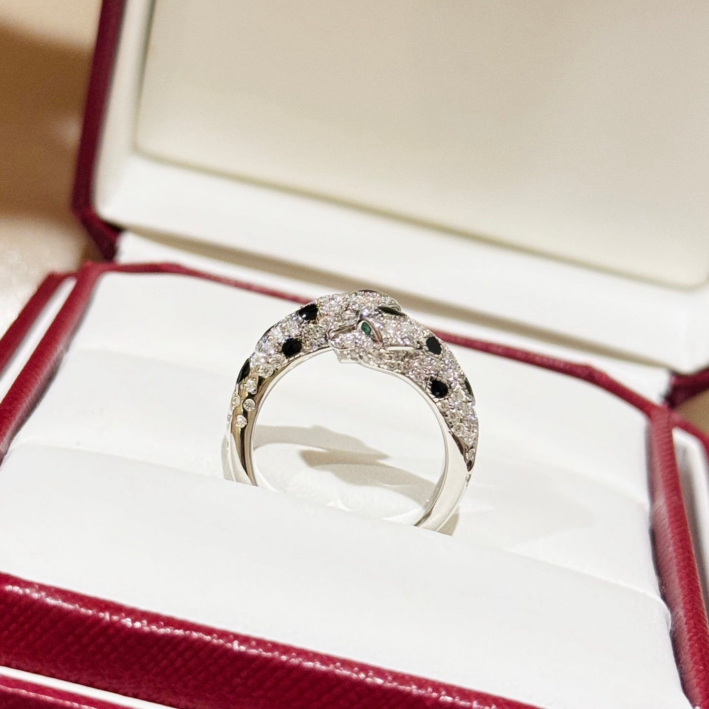 [Amore]PANTHERE 5MM ALL DIAMOND RING