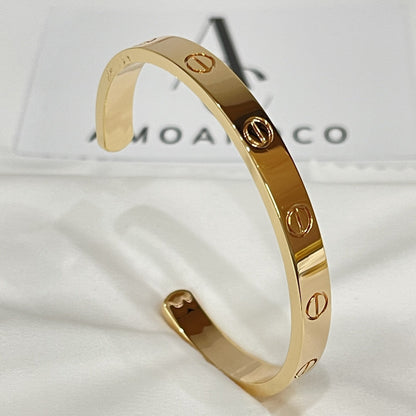 [Amore]LOVE BRACELET 6.1MM OPEN CUFF