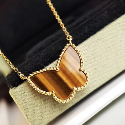 [Amore] TIGER__ EYE BUTTERFLY NECKLACE