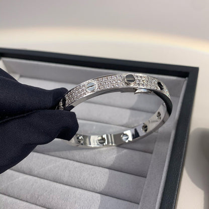 [Amore]LOVE BRACELET 6.1MM DIAMOND-PAVED CERAMIC
