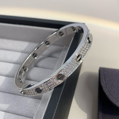 [Amore]LOVE BRACELET 6.1MM DIAMOND-PAVED CERAMIC