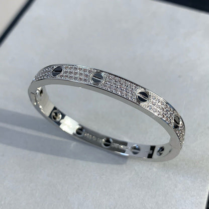 [Amore]LOVE BRACELET 6.1MM DIAMOND-PAVED CERAMIC