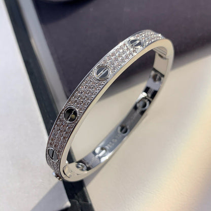 [Amore]LOVE BRACELET 6.1MM DIAMOND-PAVED CERAMIC