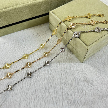 [Amore]CLOVER 6 MOTIF DIAMOND BRACELET
