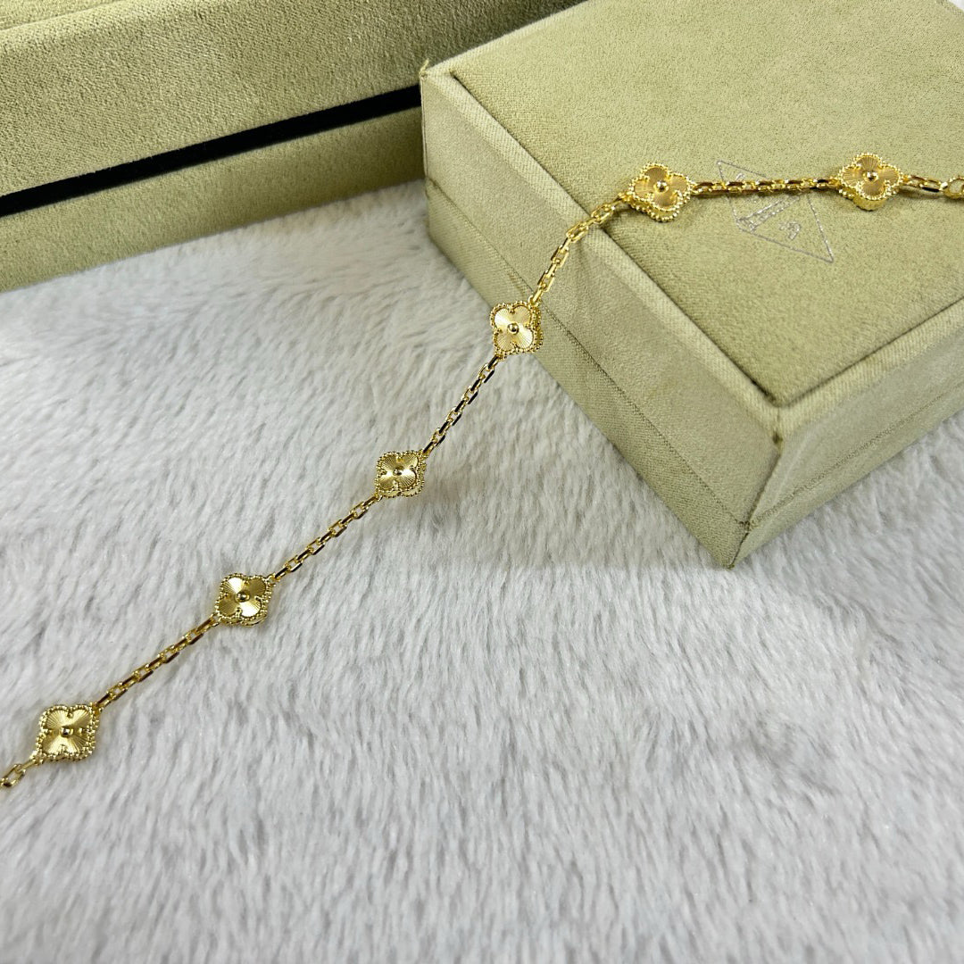 [Amore]CLOVER 6 MOTIF DIAMOND BRACELET