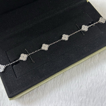 [Amore]CLOVER 6 MOTIF DIAMOND BRACELET