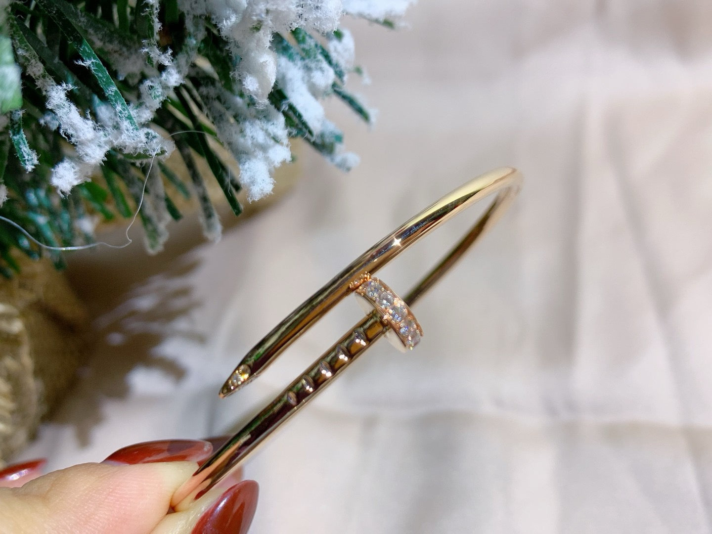 [Amore]JUSTE BRACELET 2.5MM DIAMONDS
