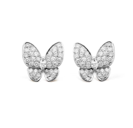 [Amore]BUTTERFLY ALL DIAMOND EARRINGS
