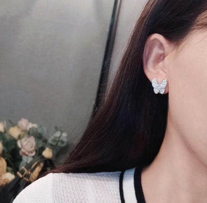 [Amore]BUTTERFLY ALL DIAMOND EARRINGS