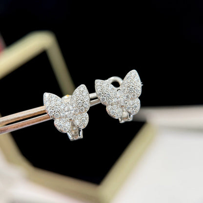 [Amore]BUTTERFLY ALL DIAMOND EARRINGS