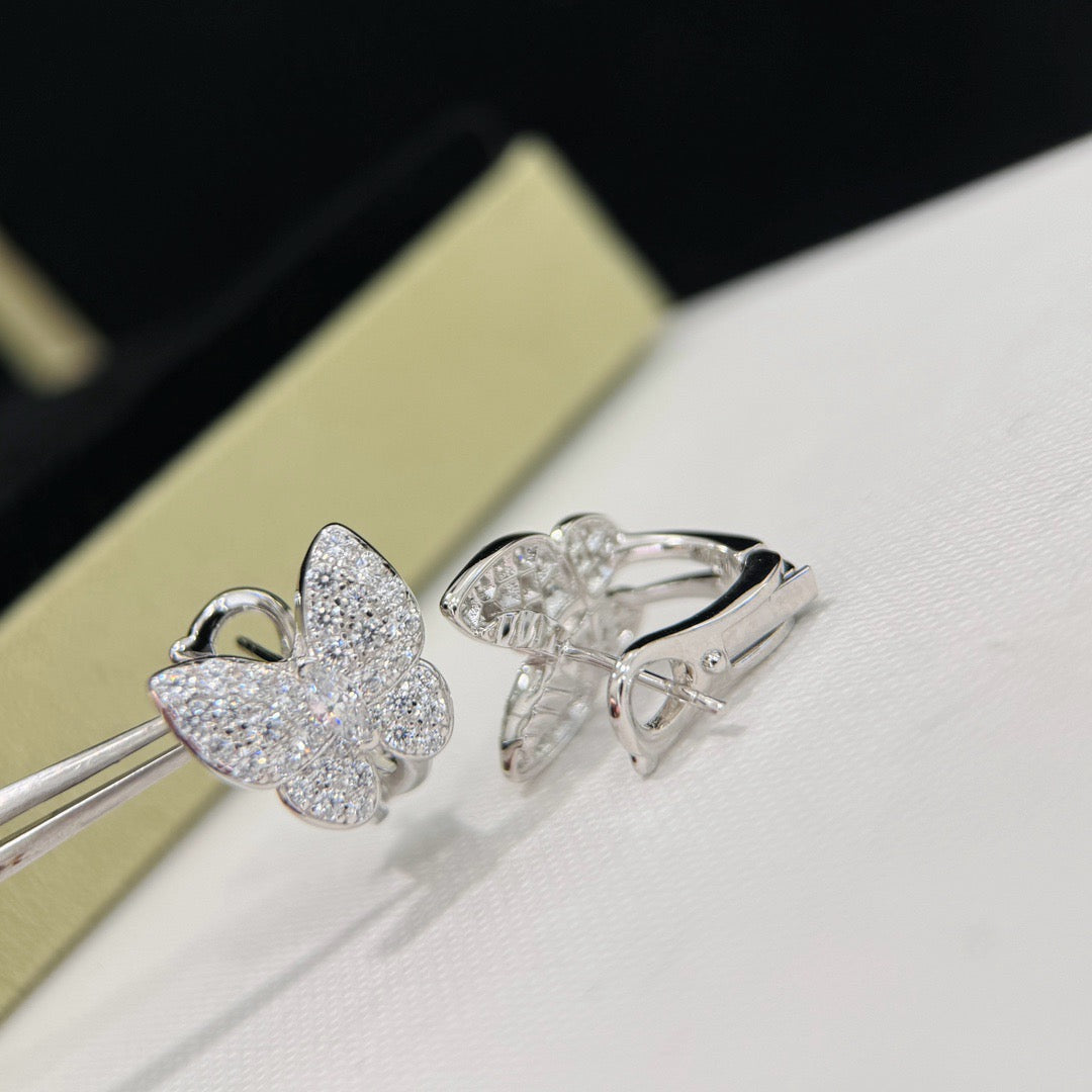 [Amore]BUTTERFLY ALL DIAMOND EARRINGS