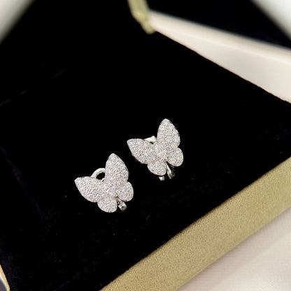 [Amore]BUTTERFLY ALL DIAMOND EARRINGS