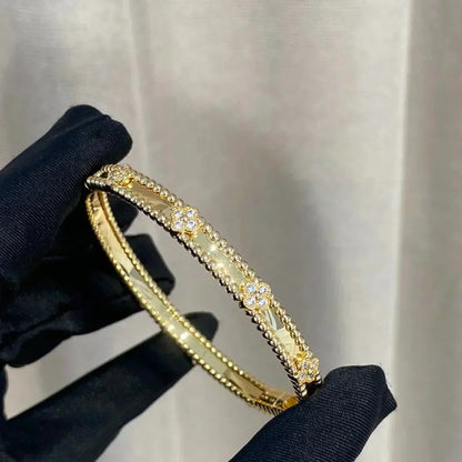 [Amore]CLOVER BRACELET 4MM DIAMONDS