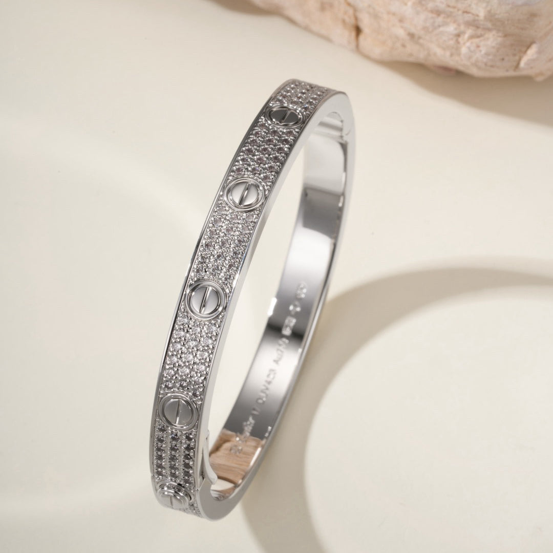 [Amore]LOVE BRACELET 6.1MM DIAMOND-PAVED