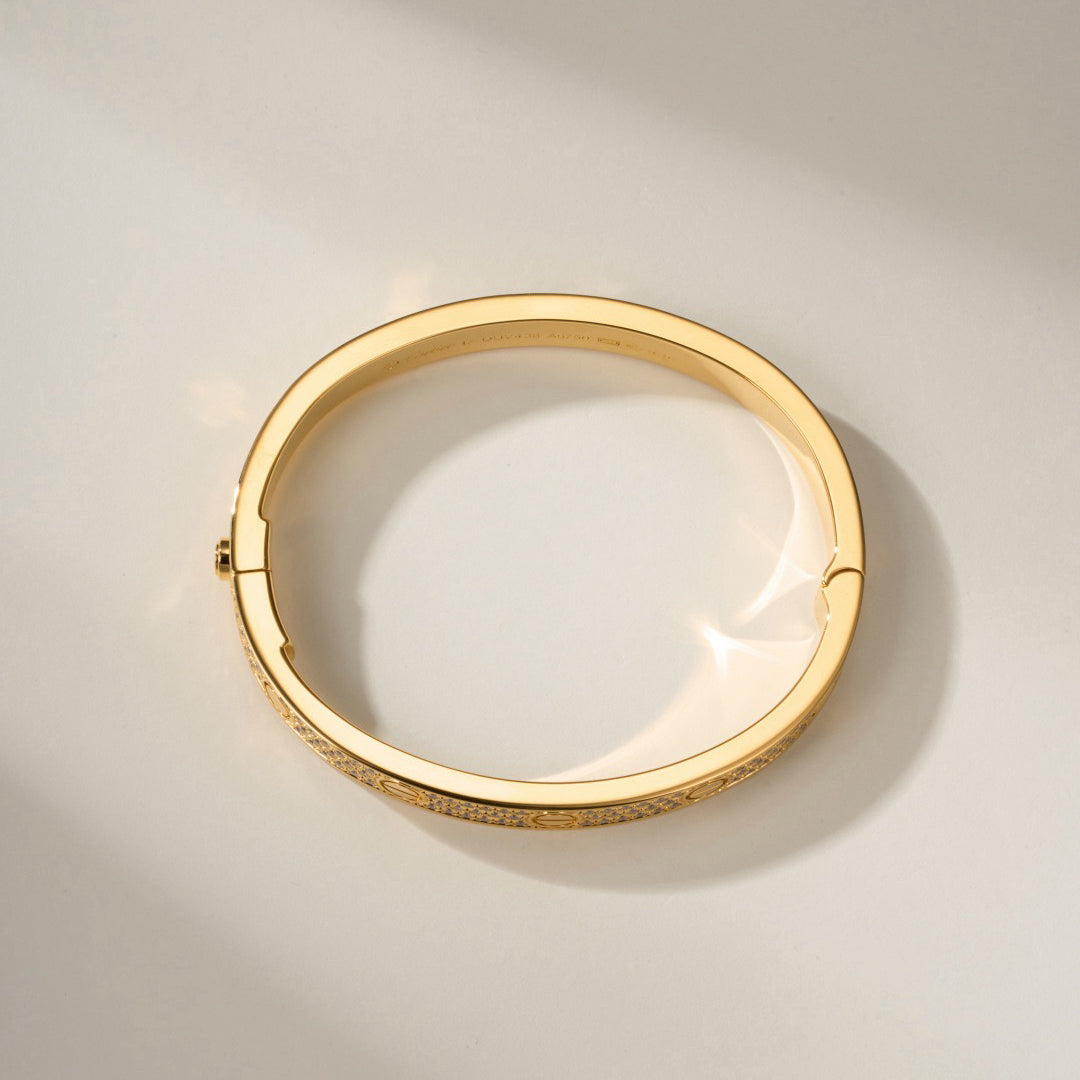 [Amore]LOVE BRACELET 6.1MM DIAMOND-PAVED