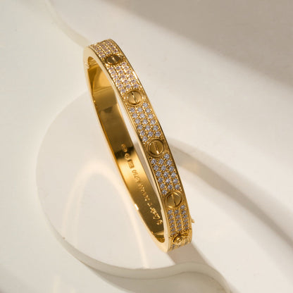 [Amore]LOVE BRACELET 6.1MM DIAMOND-PAVED
