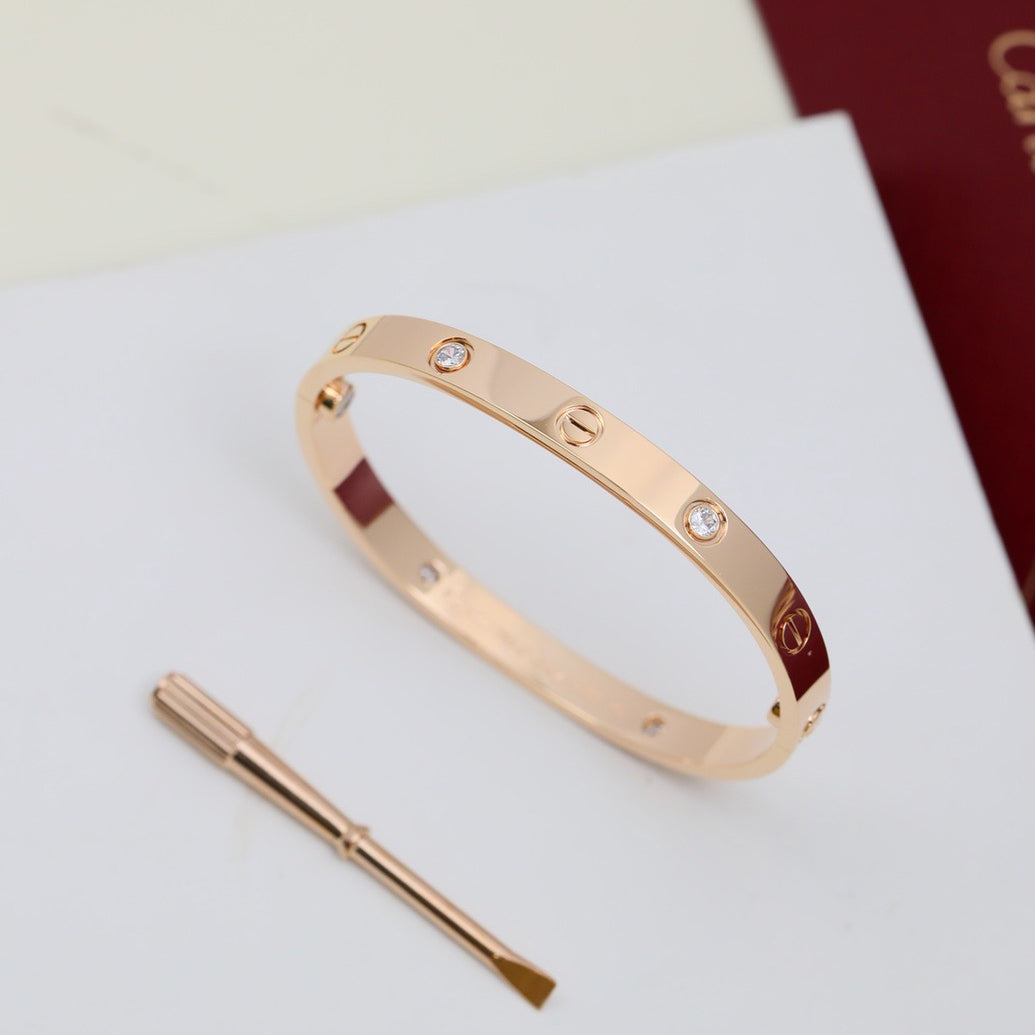 [Amore]LOVE BRACELET 6.1MM 4 DIAMONDS