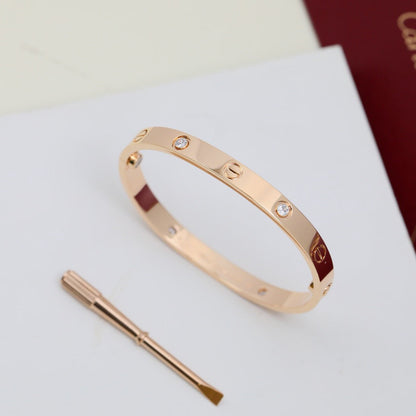 [Amore]LOVE BRACELET 6.1MM 4 DIAMONDS