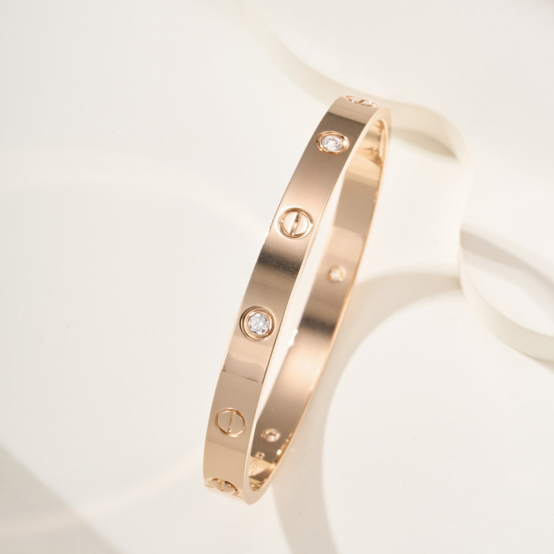 [Amore]LOVE BRACELET 6.1MM 4 DIAMONDS