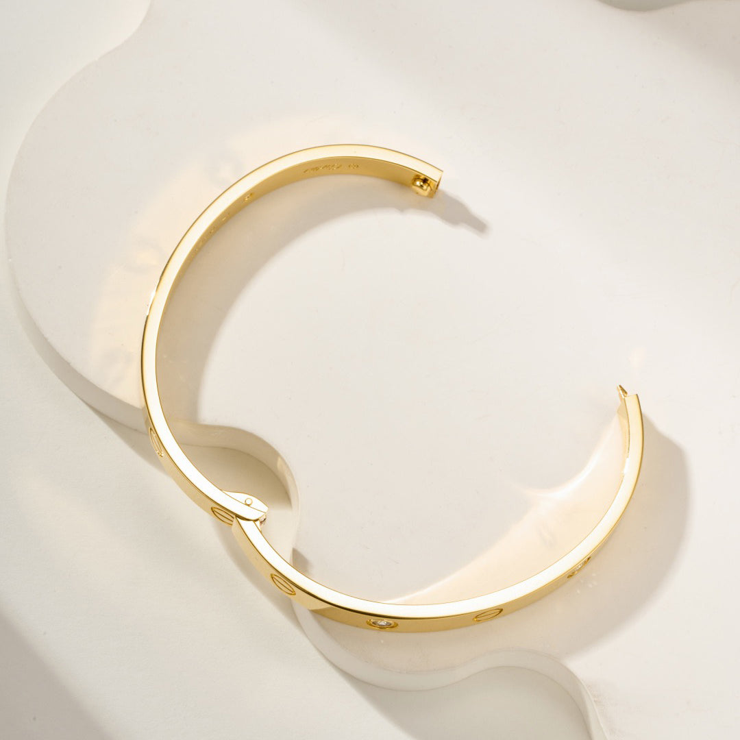 [Amore]LOVE BRACELET 6.1MM 4 DIAMONDS