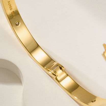 [Amore]LOVE BRACELET 6.1MM 4 DIAMONDS