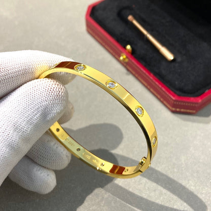 [Amore]LOVE BRACELET 6.1MM 10 DIAMONDS