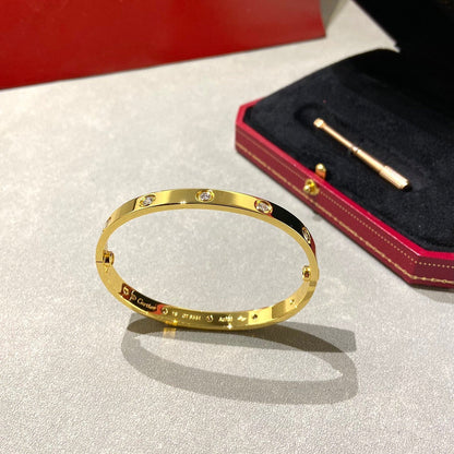 [Amore]LOVE BRACELET 6.1MM 10 DIAMONDS
